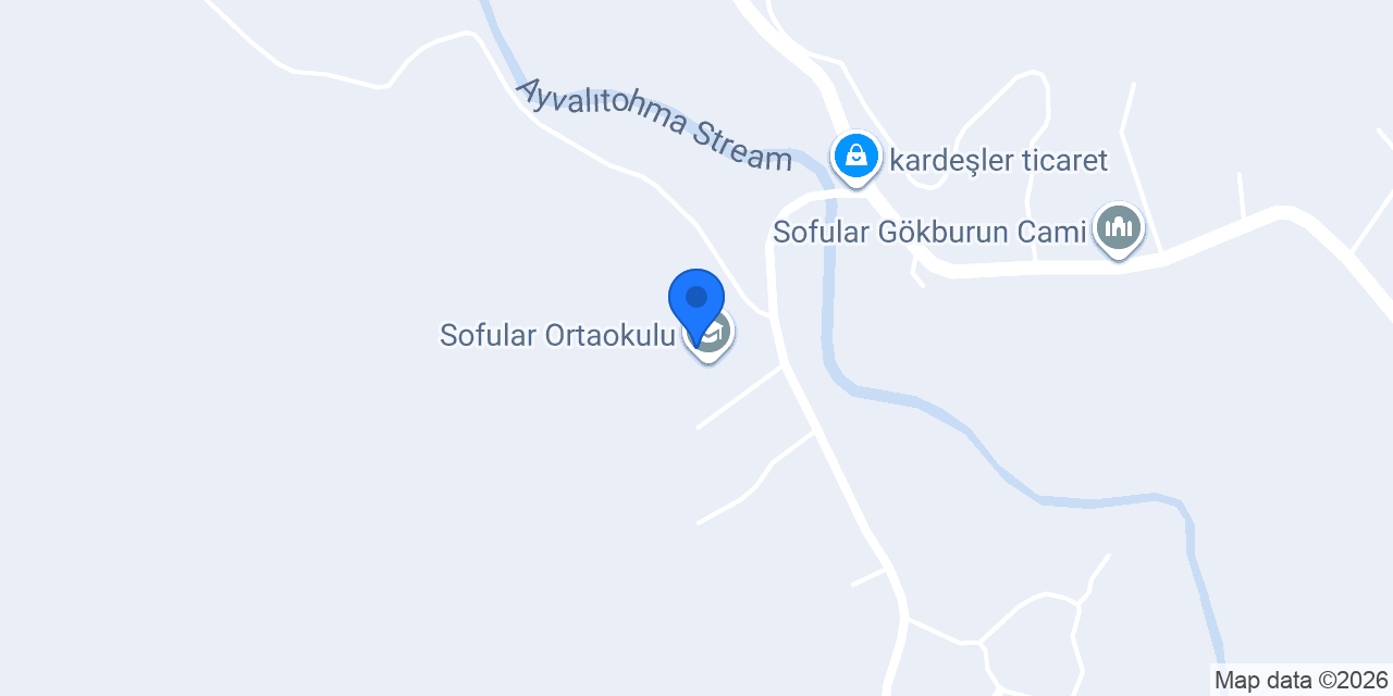Sofular Ortaokulu konumu