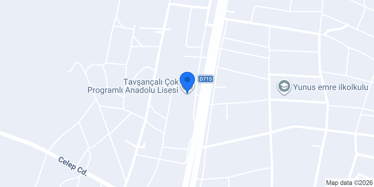 Tavşançalı Çok Programlı Anadolu Lisesi konumu