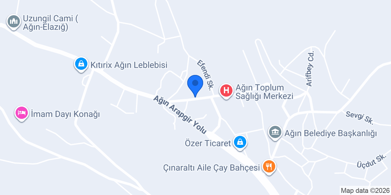 Özpek Ticaret konumu