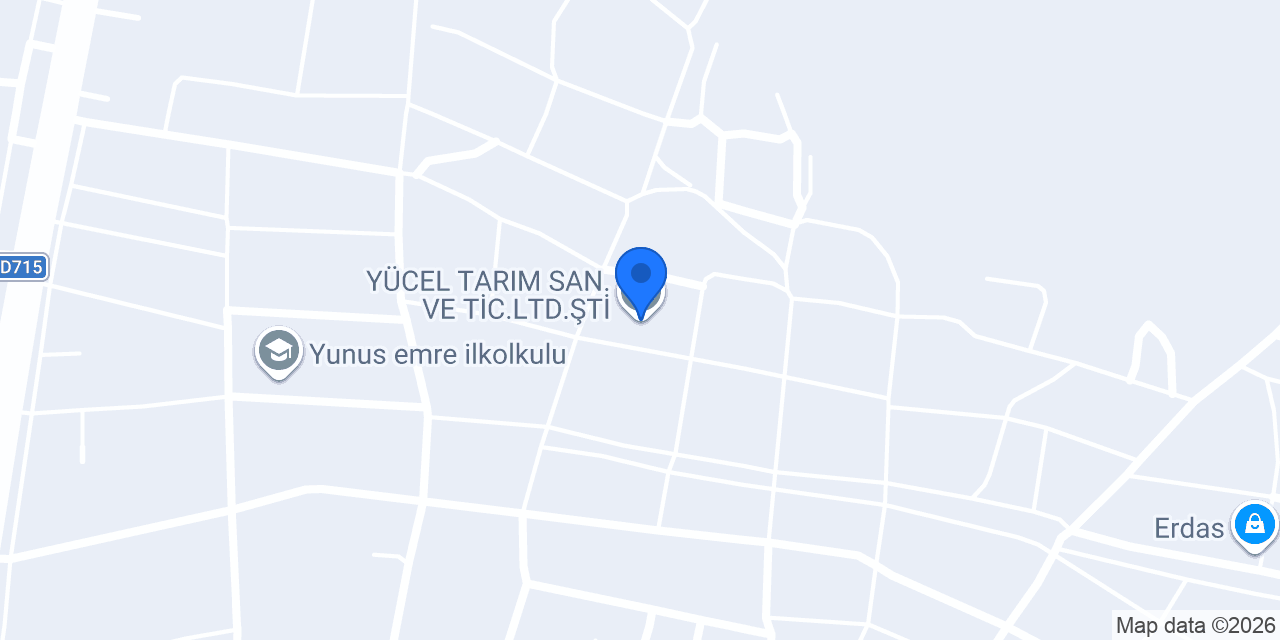 YÜCEL TARIM SAN.VE TİC.LTD.ŞTİ. konumu