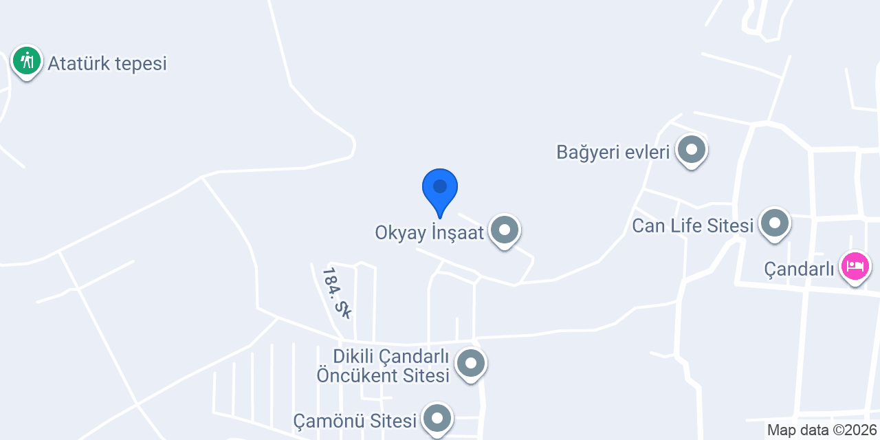 Çandarlı Pelin Sitesi konumu