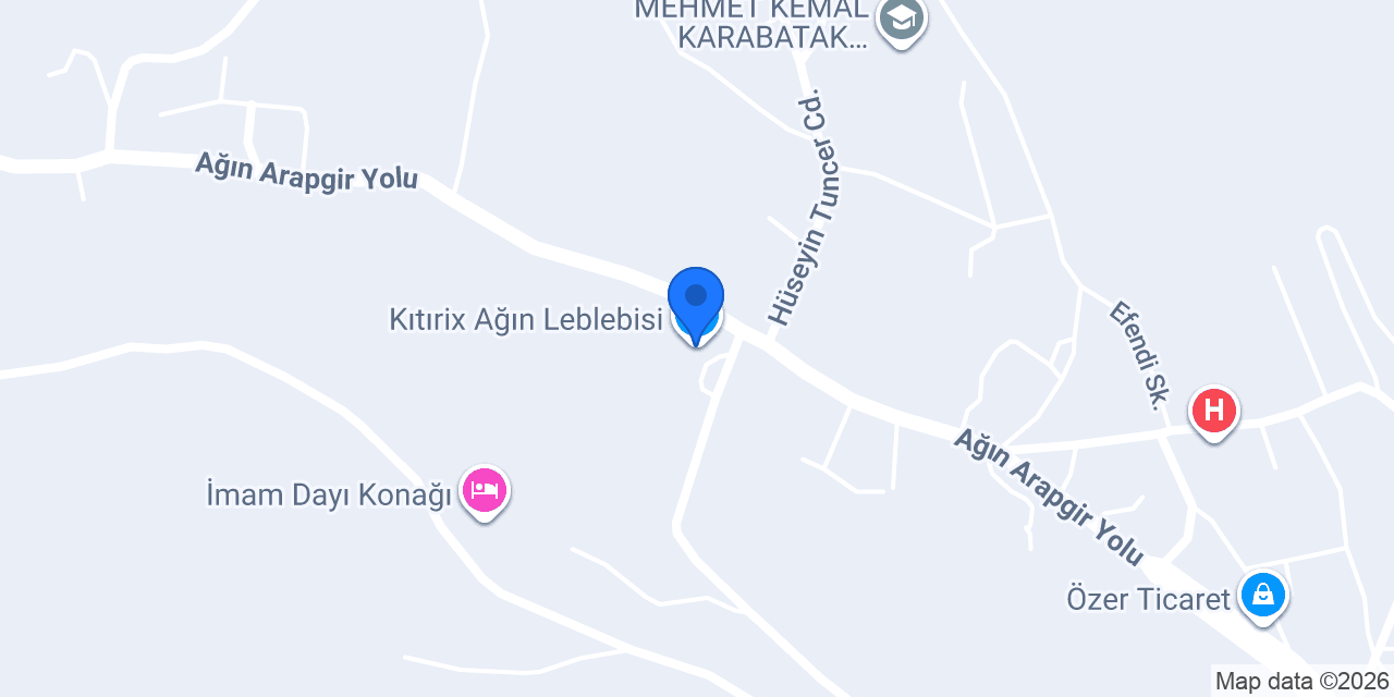 Kıtırix Ağın Leblebisi konumu