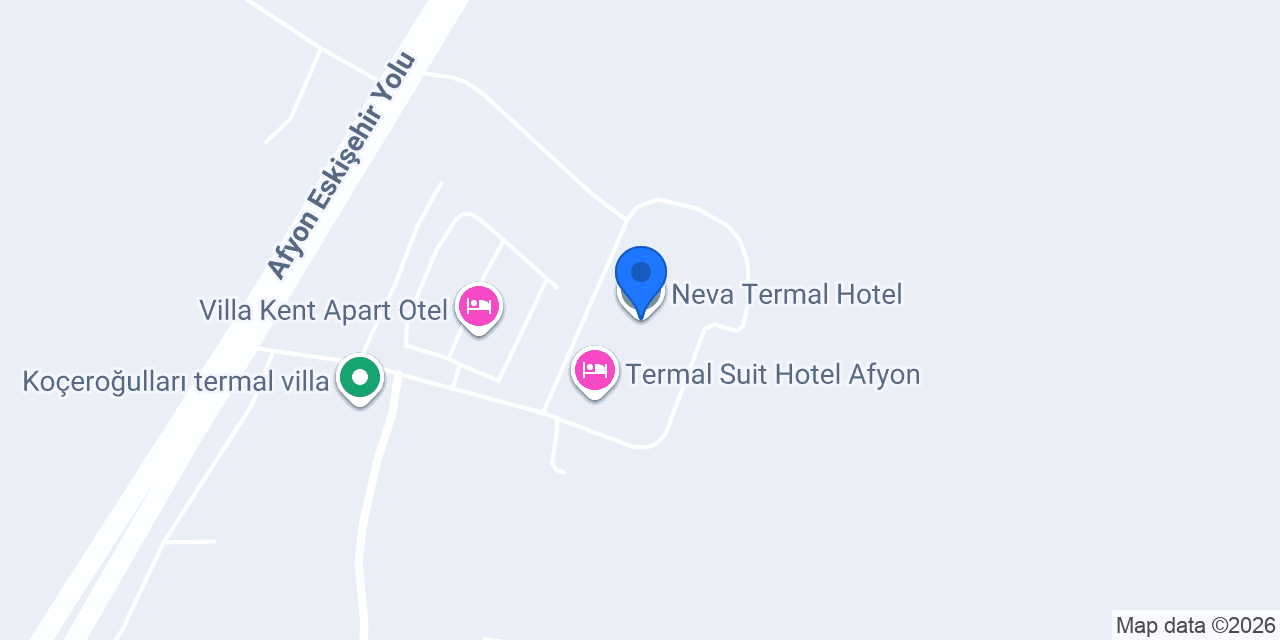 Neva Termal Hotel konumu