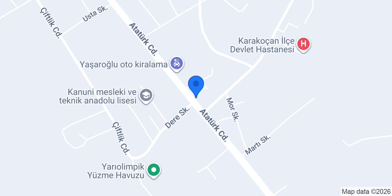 ATK RENT A CAR konumu