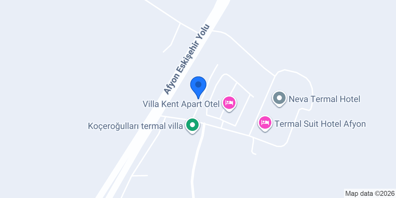 Berrak Termal Villaları konumu