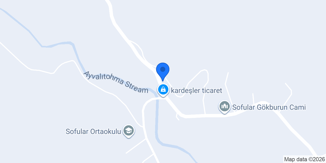 Sofular PTT Acentesi konumu