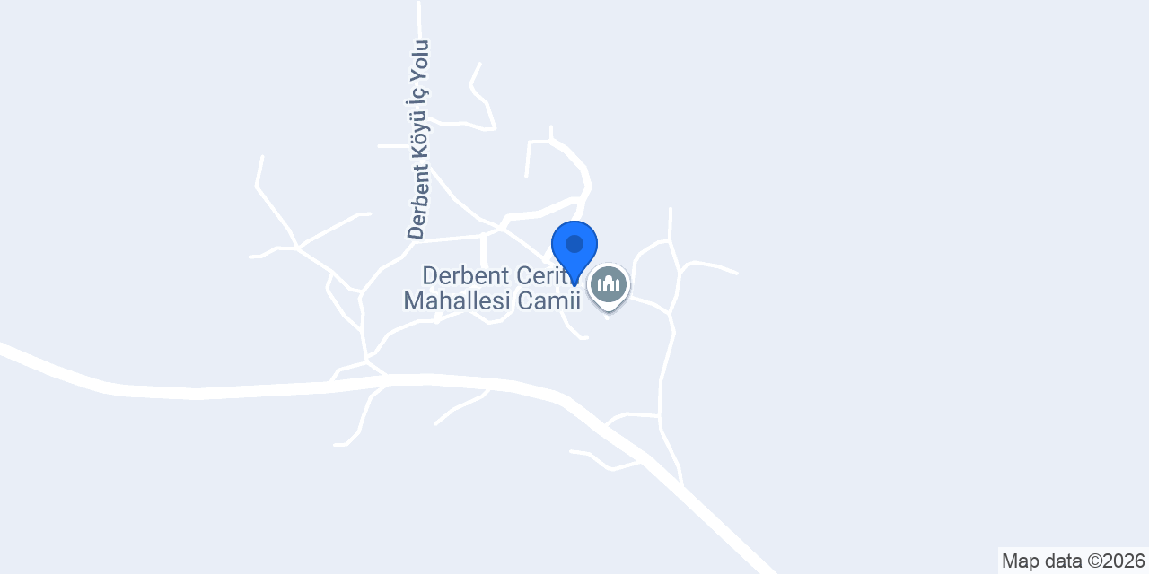 Derbent İlköğretim Okulu konumu