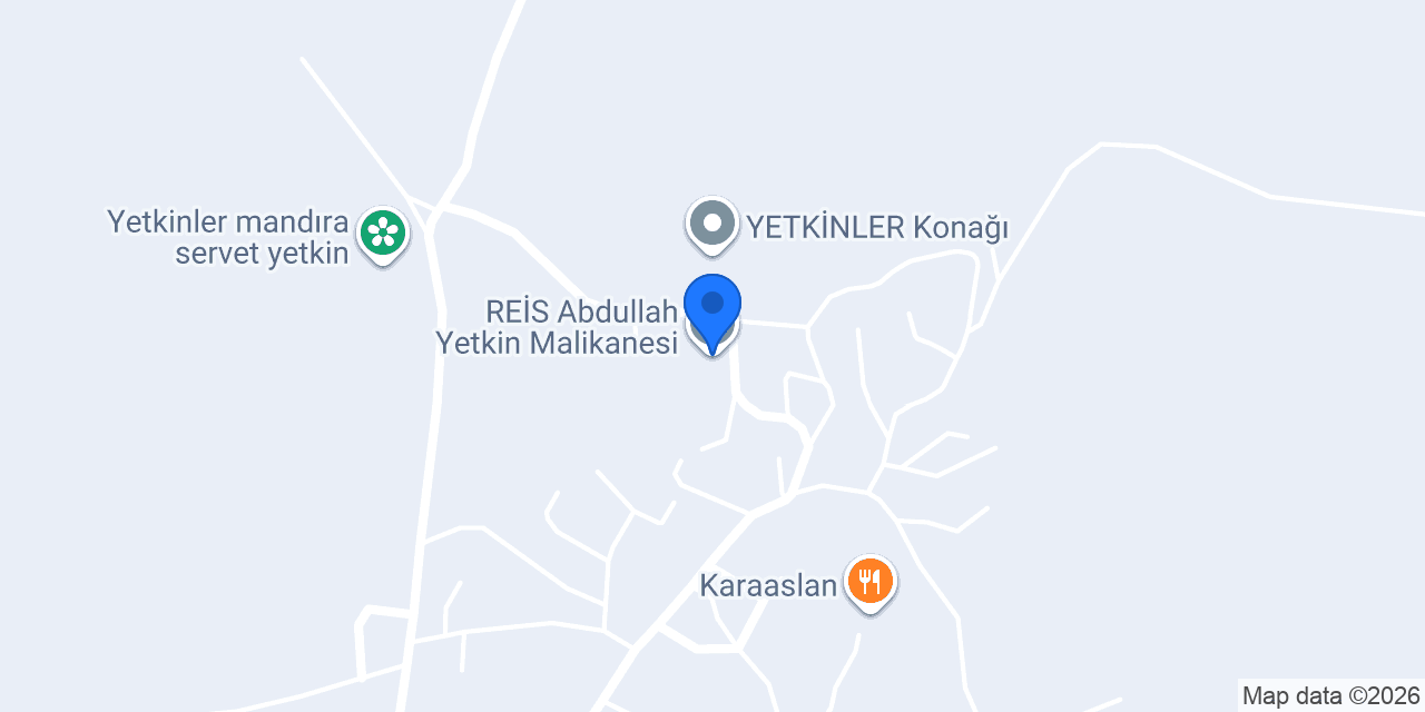 REİS Abdullah Yetkin Malikanesi konumu