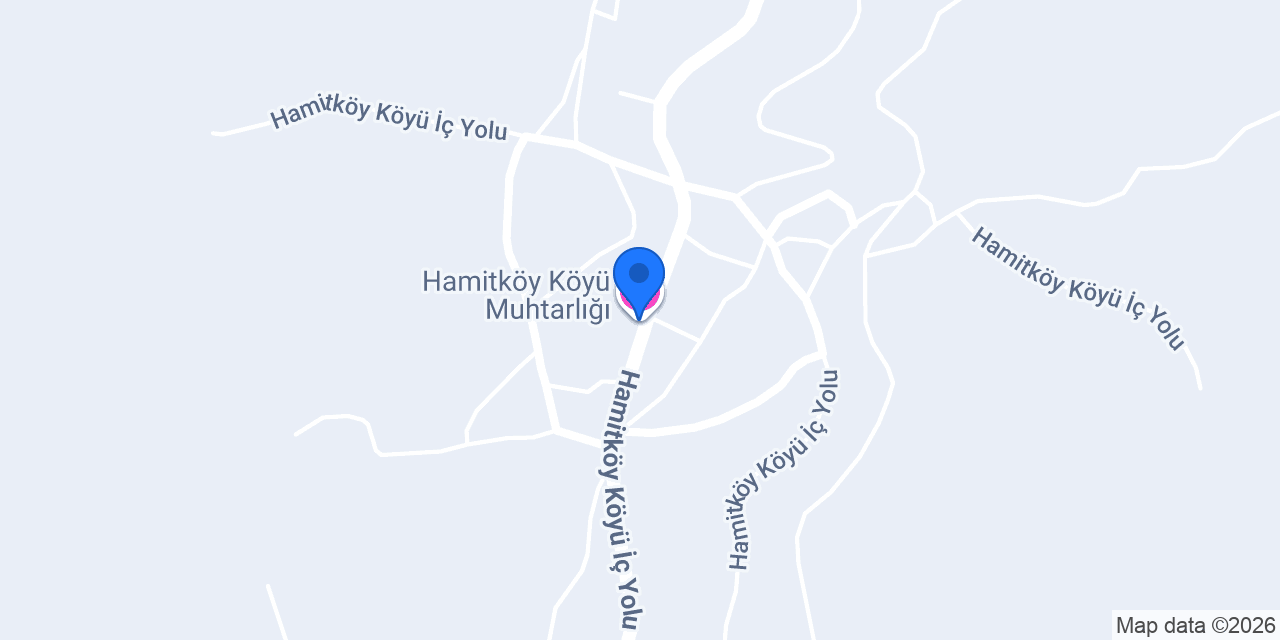 Hamitköy Köyü Muhtarlığı konumu