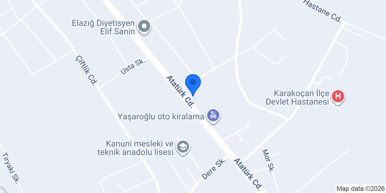 ÇINAR OTO SERVİS konumu