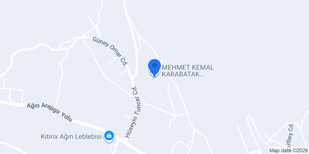 MEHMET KEMAL KARABATAK ORTAOKULU konumu