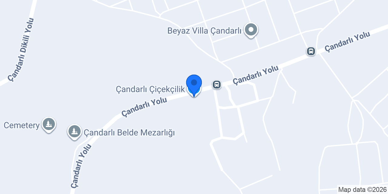Çandarlı Çiçekçilik konumu