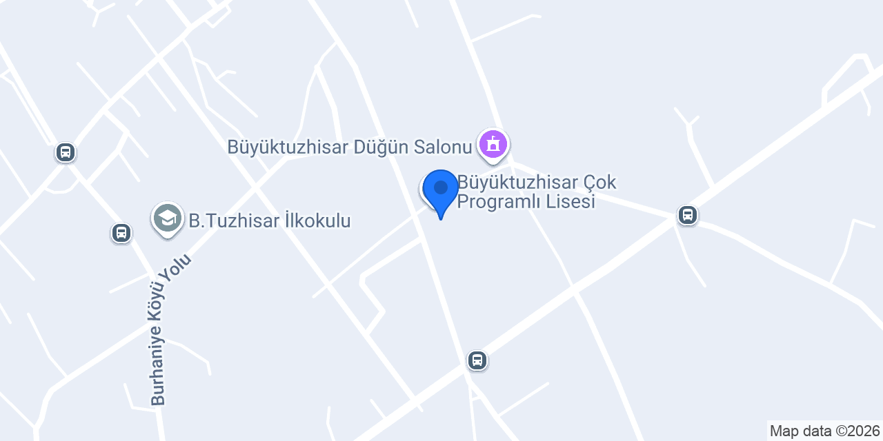 Büyüktuzhisar Çok Programlı Lisesi konumu