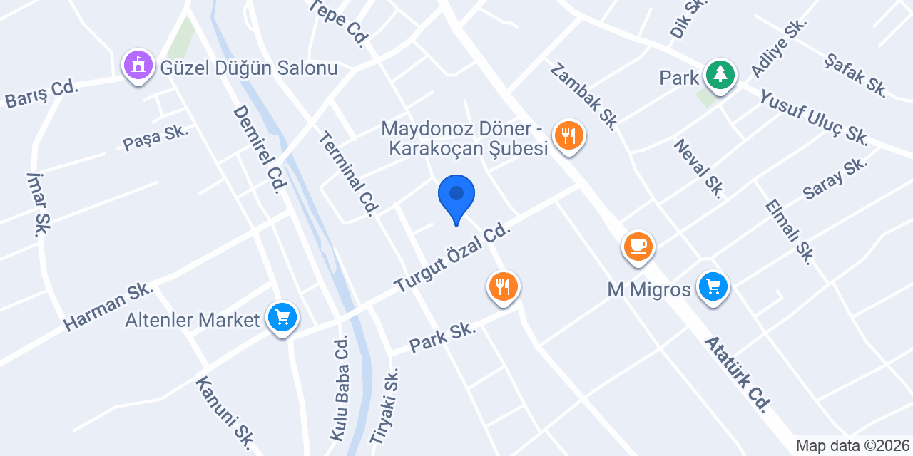 Ptt-karakoçan Şubesi konumu