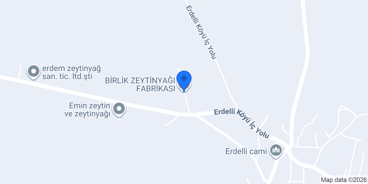 BİRLİK ZEYTİNYAĞI FABRİKASI konumu