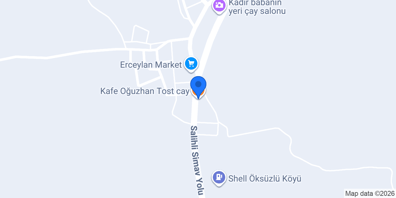 Kafe Oğuzhan Tost cay konumu