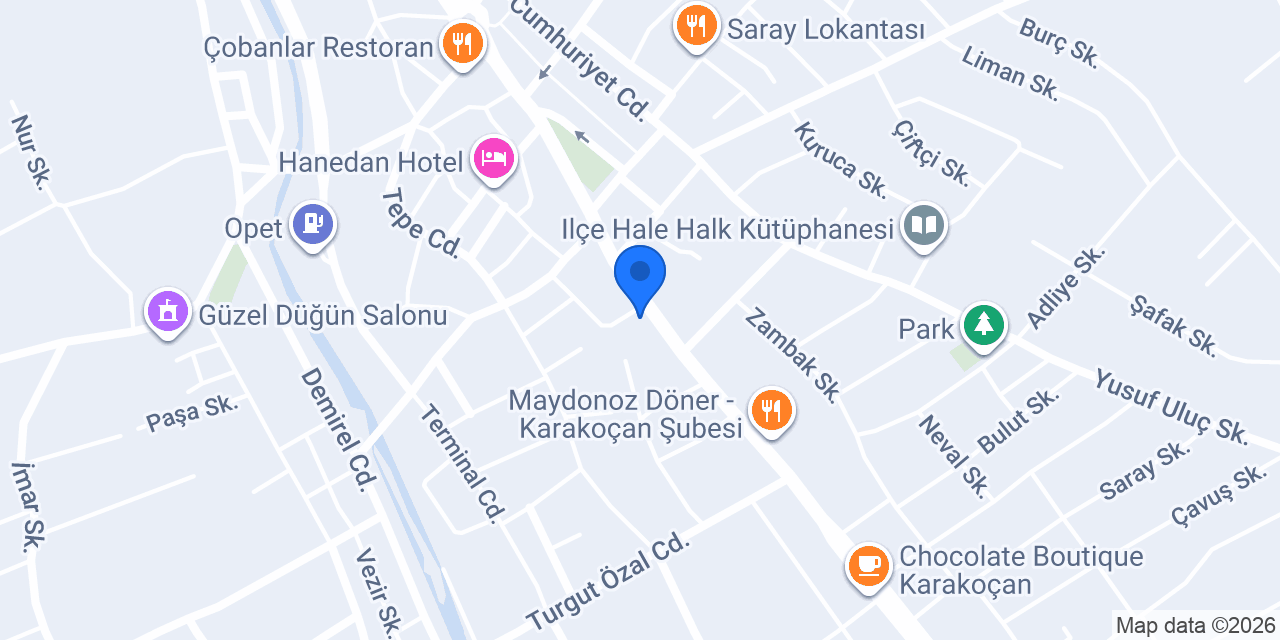 Damla Kuruyemiş konumu