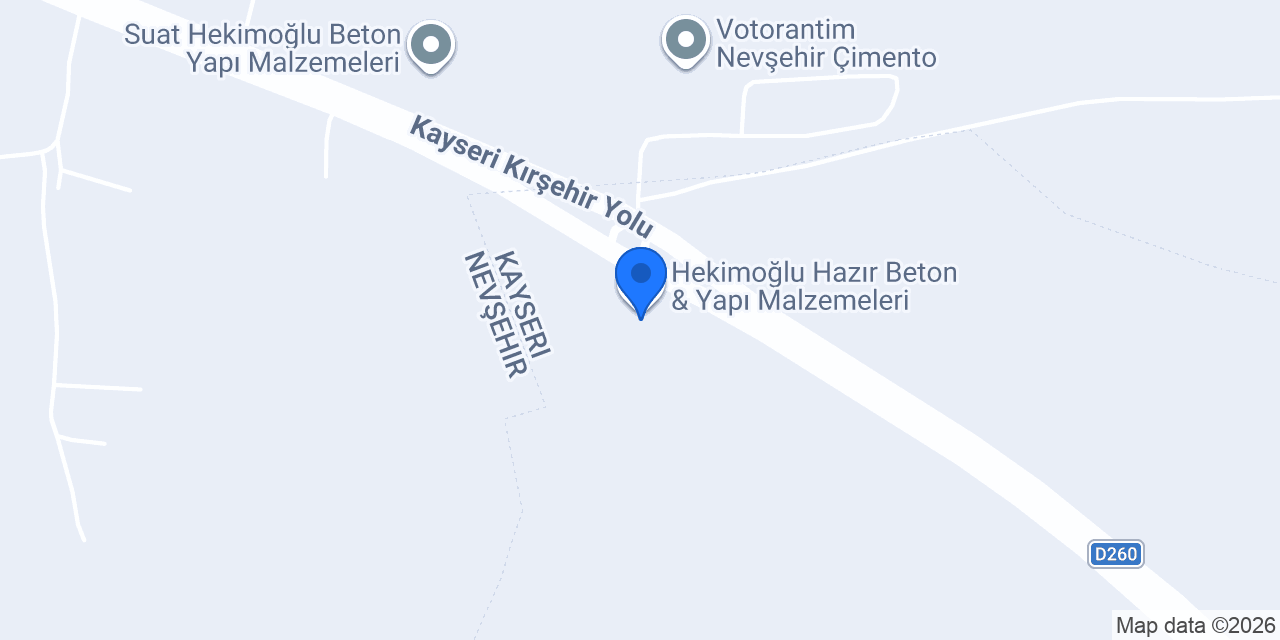 Hekimoğlu Hazır Beton & Yapı Malzemeleri konumu