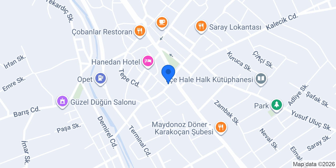 HERCAN SİGORTA KARAKOÇAN ŞUBESİ konumu