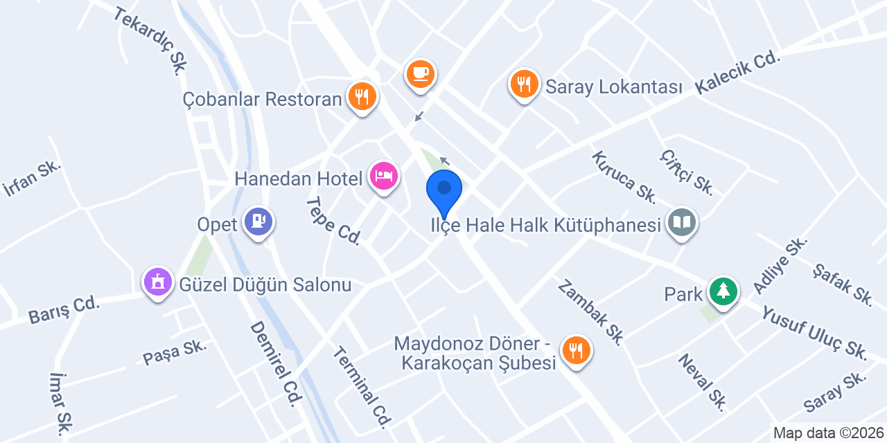 Sağlık Veteriner Kliniği konumu
