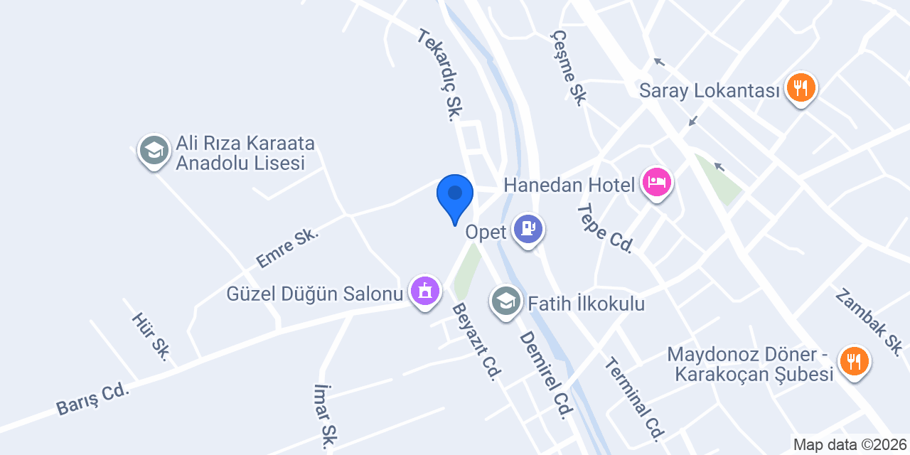 Alioğulları Karakoçan MERMER konumu
