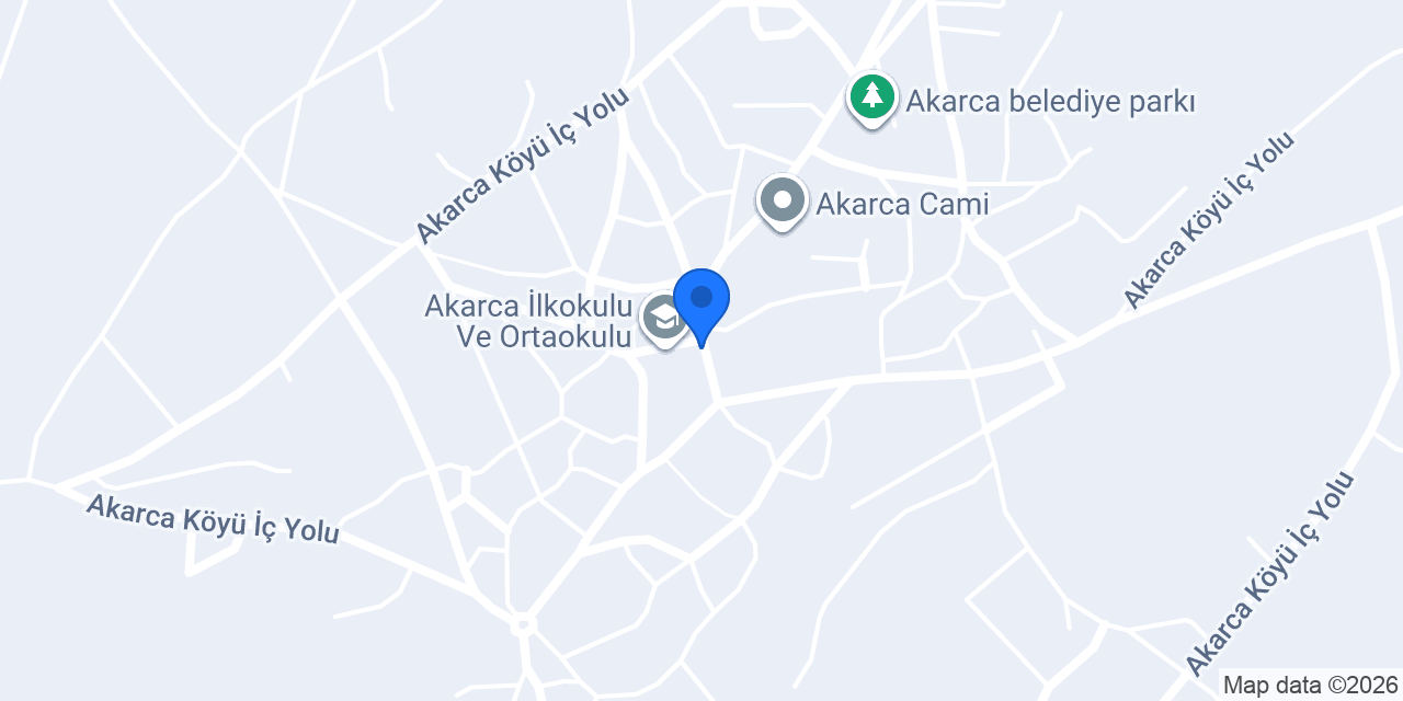 Akarca Belediyesi konumu