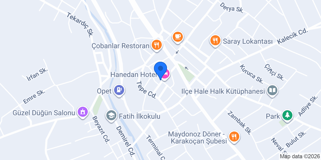 Gürbüz Döşeme konumu