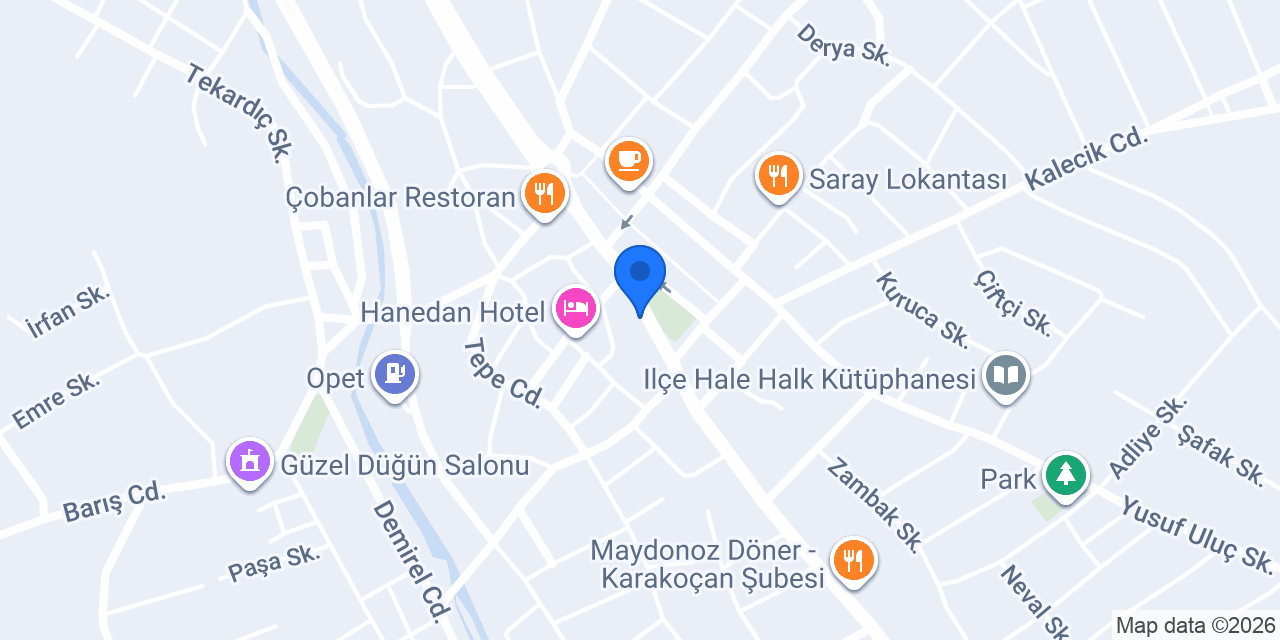 KARAKOÇAN EMLAK konumu