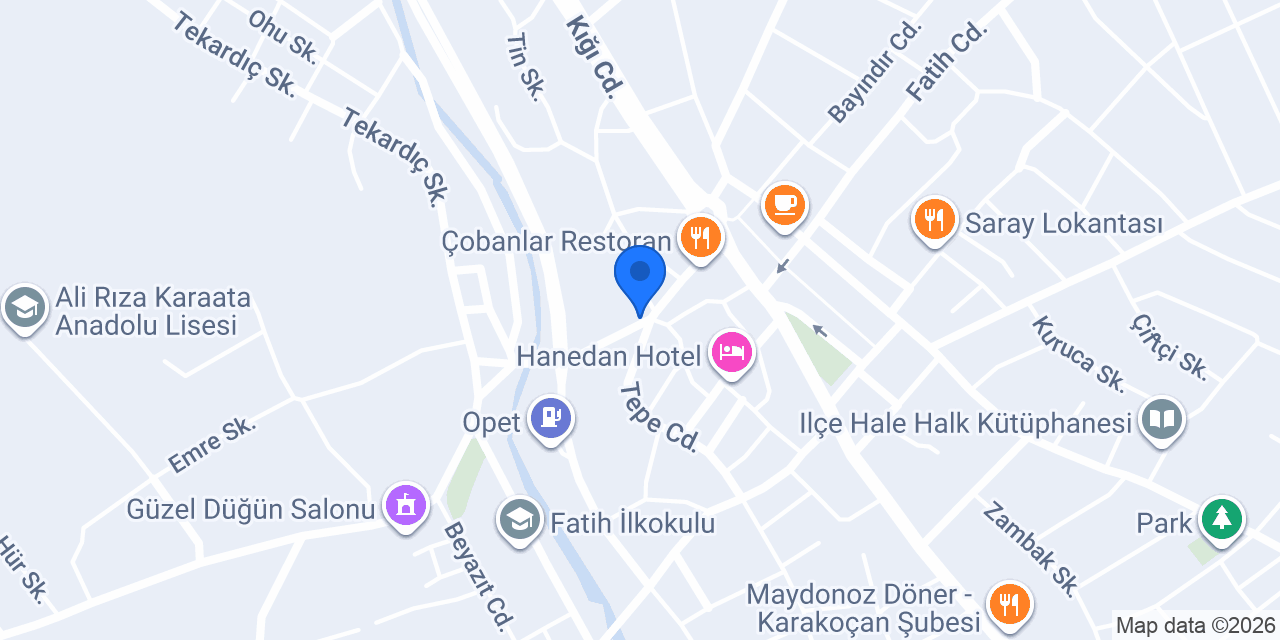 Asilay Sigorta Ayaz Şubesi konumu