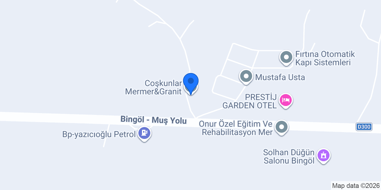 Coşkunlar Mermer&Granit konumu