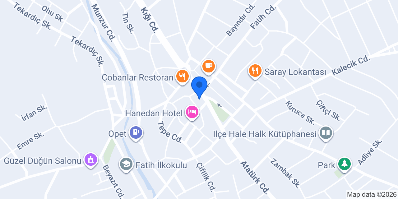 Karakoçan Adliyesi konumu