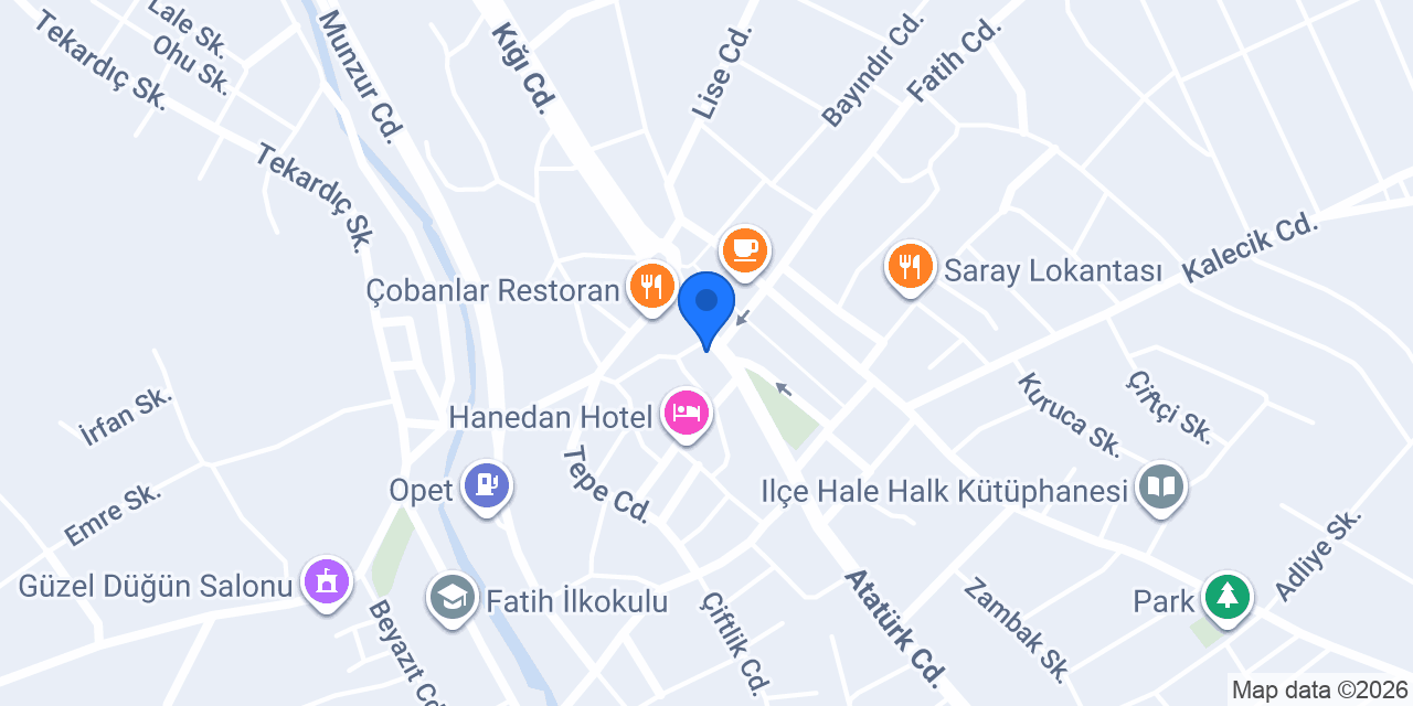 Karakoçan Fen Elektrik konumu