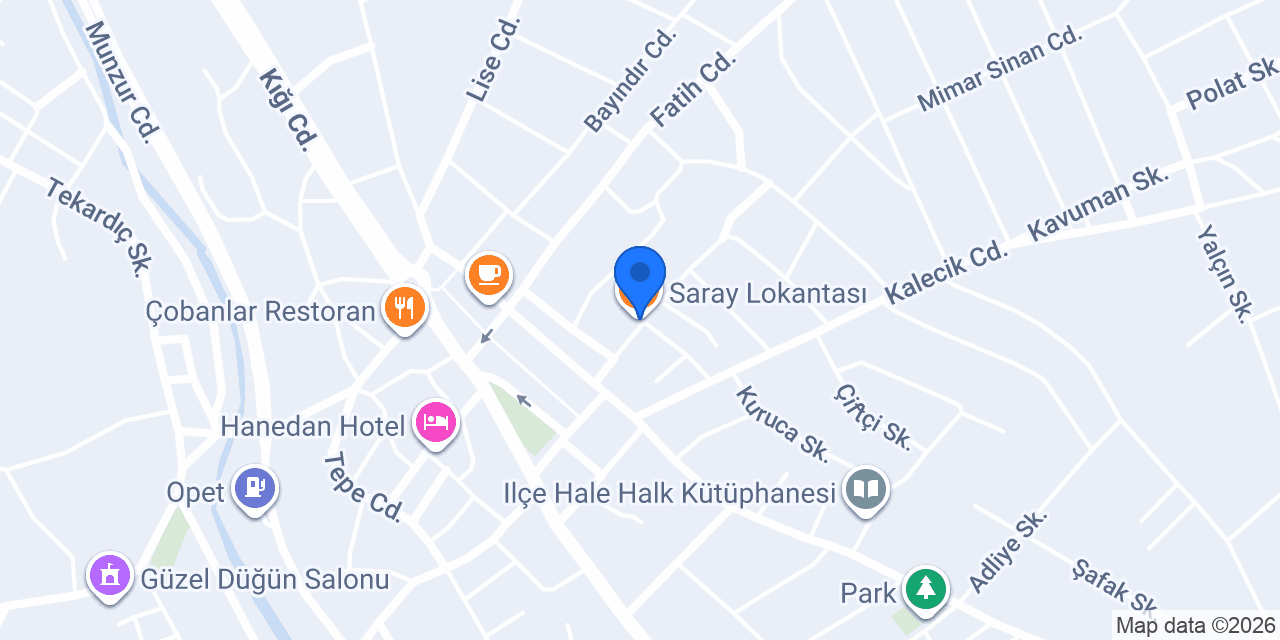 Saray Lokantası konumu