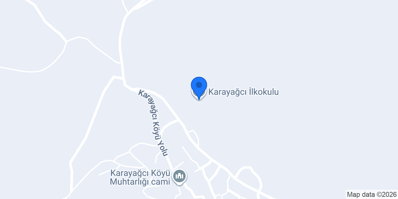 Karayağcı İlkokulu konumu