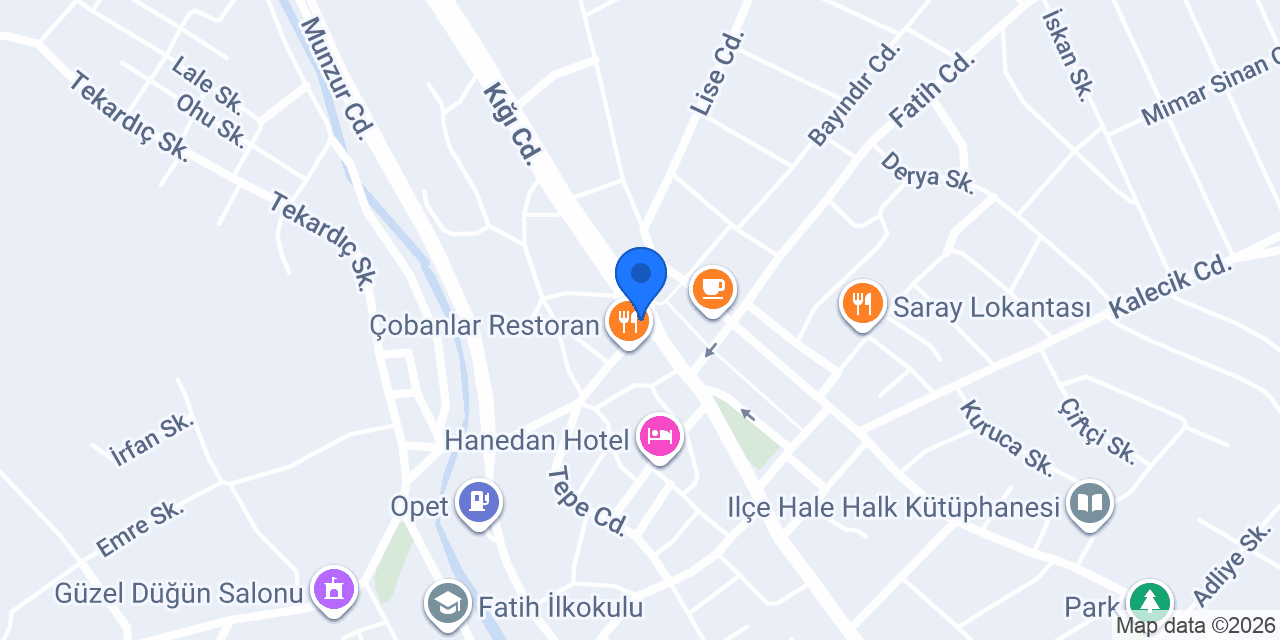 Karakoçan Müftülüğü konumu