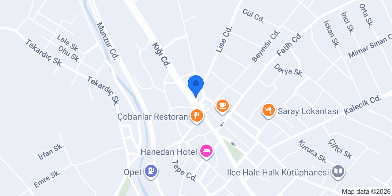 Özkan Ticaret konumu