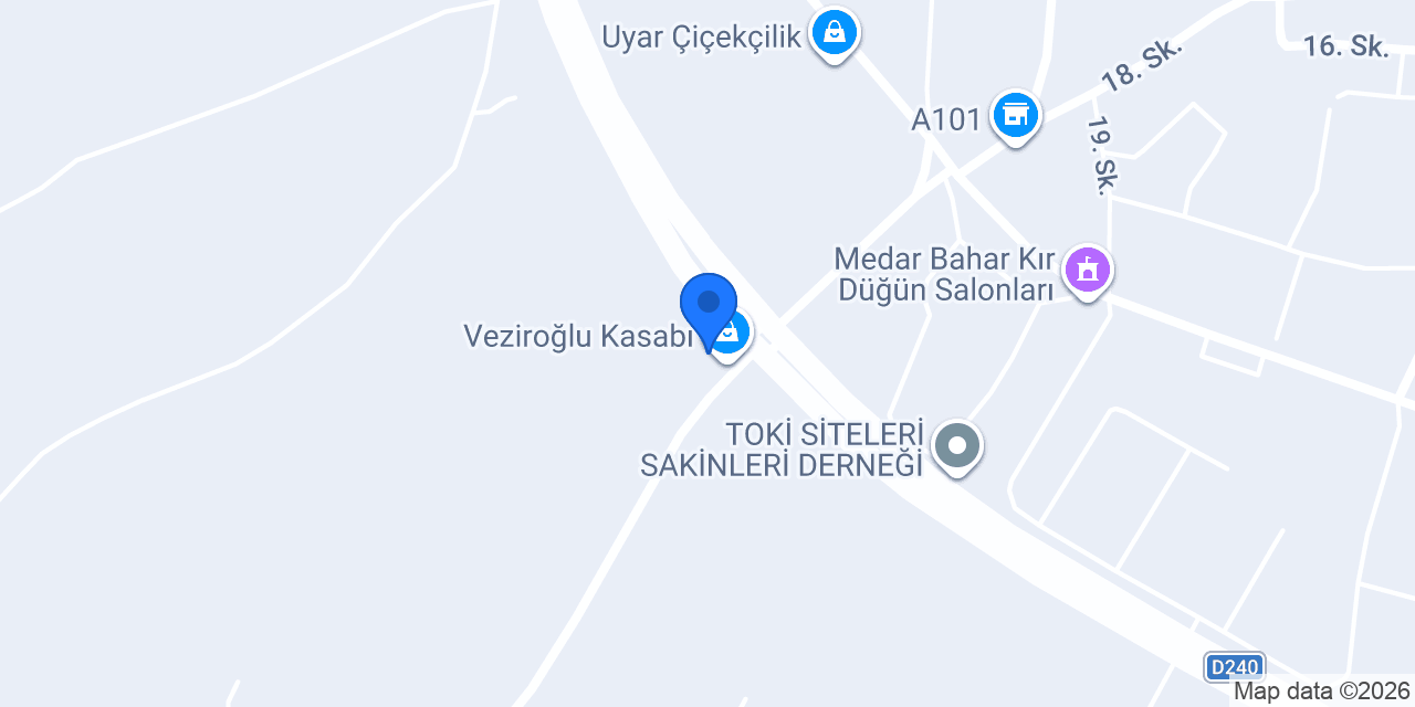 Veziroğlu Kasabı konumu