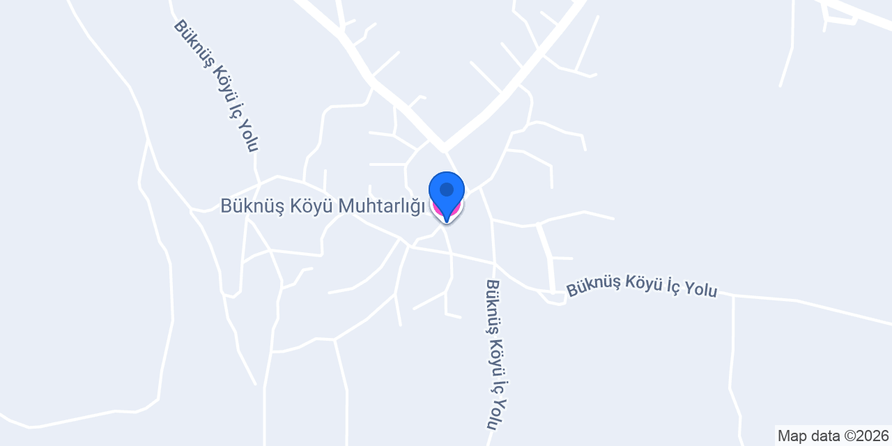 Büknüş Köyü Muhtarlığı konumu