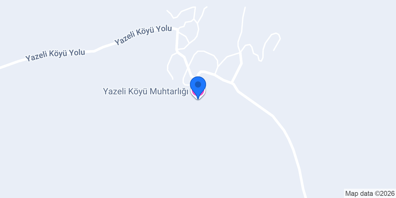 Yazeli Köyü Muhtarlığı konumu