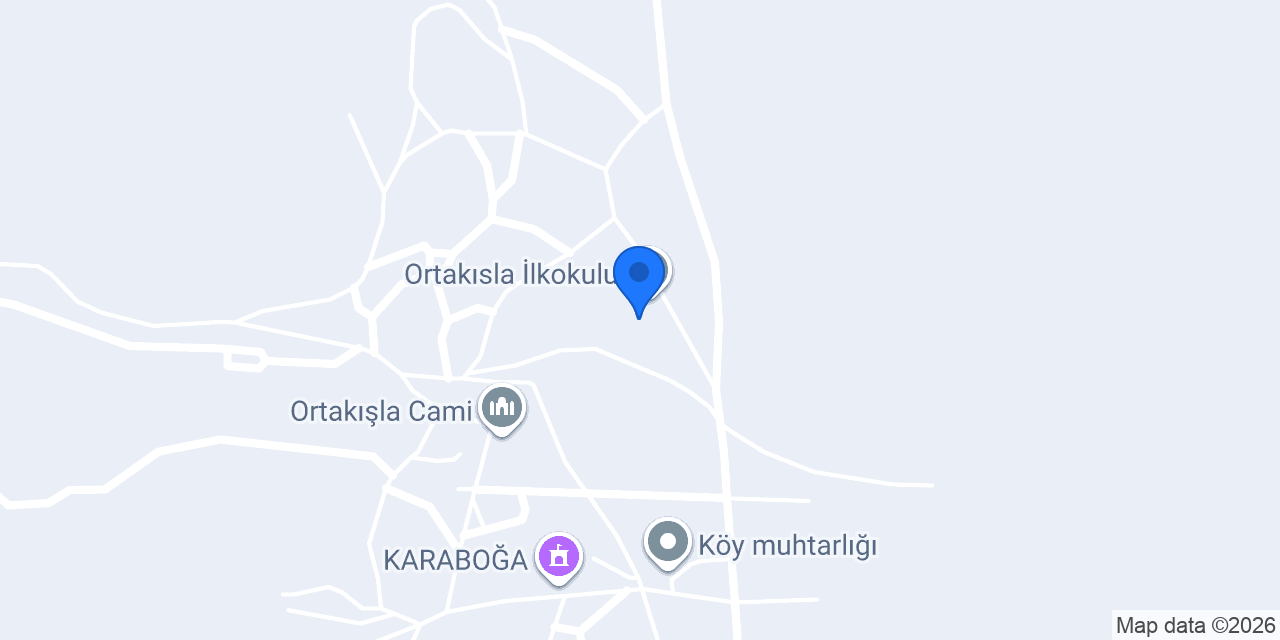 Ortakısla İlkokulu konumu