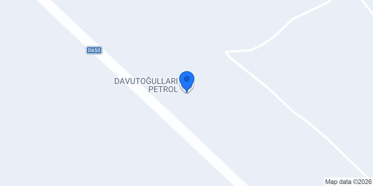 DAVUTOĞULLARI PETROL konumu