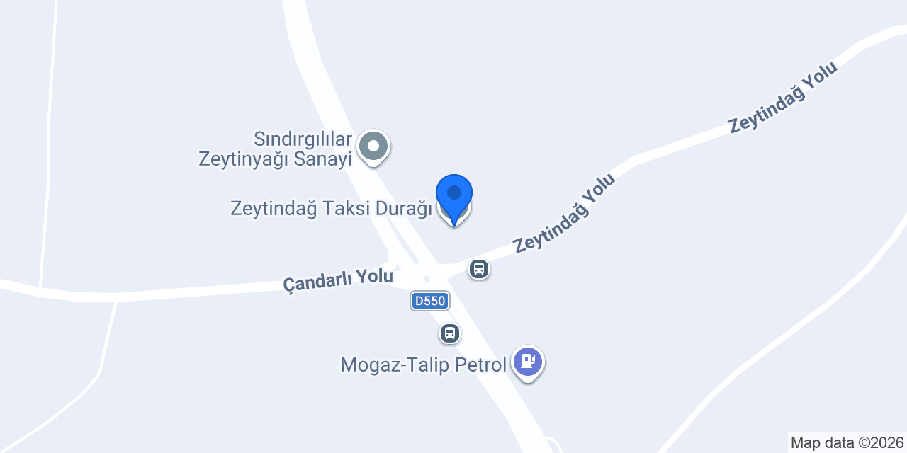 Zeytindağ Taksi Durağı konumu