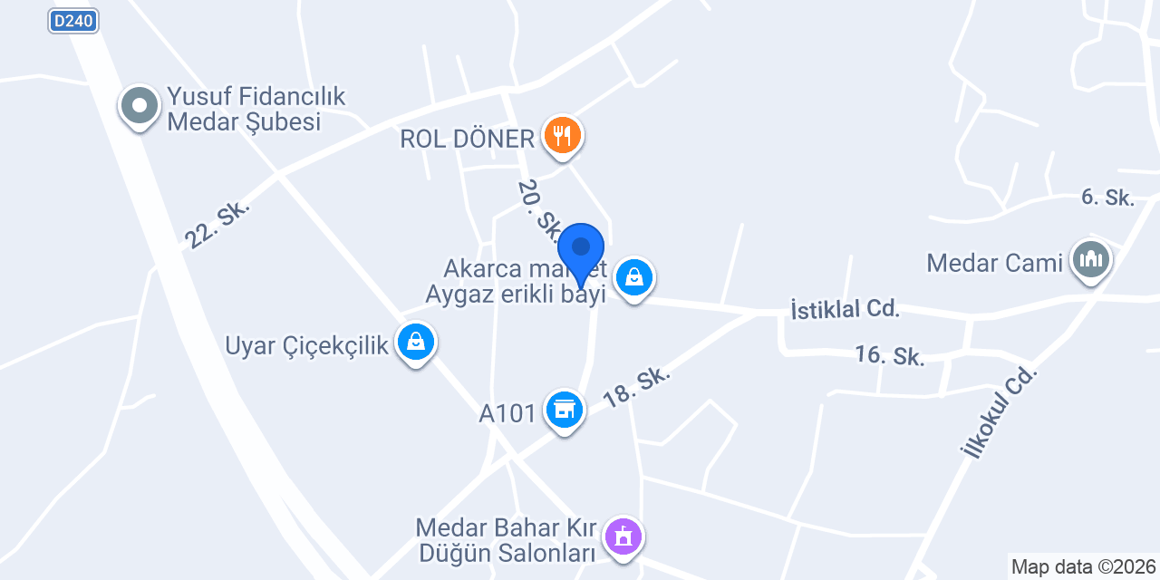 Dürü Zeytincilik konumu