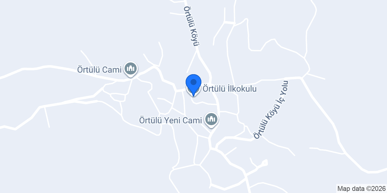 Örtülü İlkokulu konumu