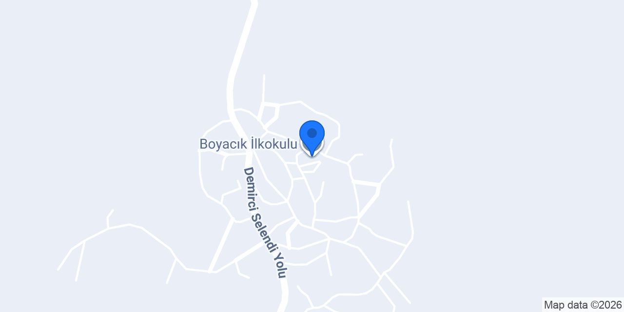 Boyacık İlkokulu konumu