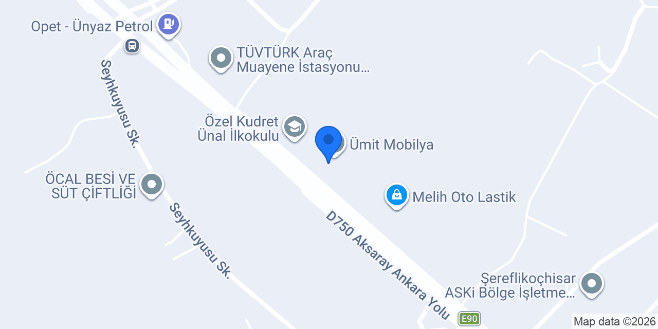 Şimşek Metal konumu
