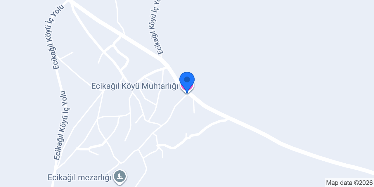Ecikağıl Köyü Muhtarlığı konumu