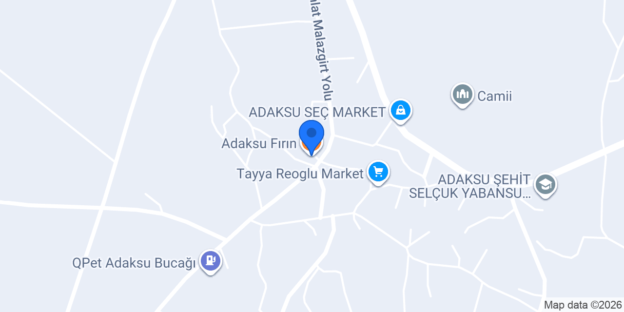 Adaksu Fırın konumu