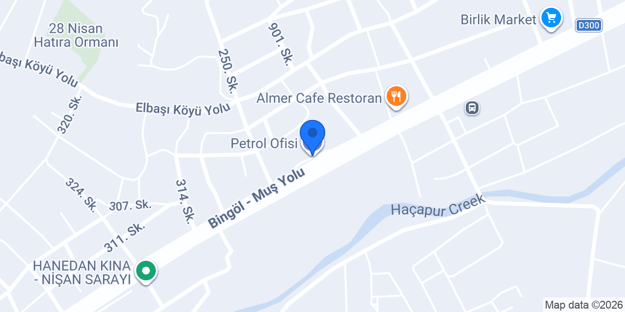 Petrol Ofisi konumu