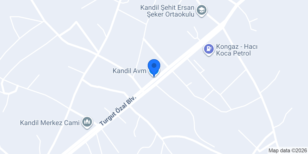 Kandil Avm konumu